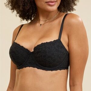 Aerie Show Off Vintage Lace Lightly Lined Balconette Bra